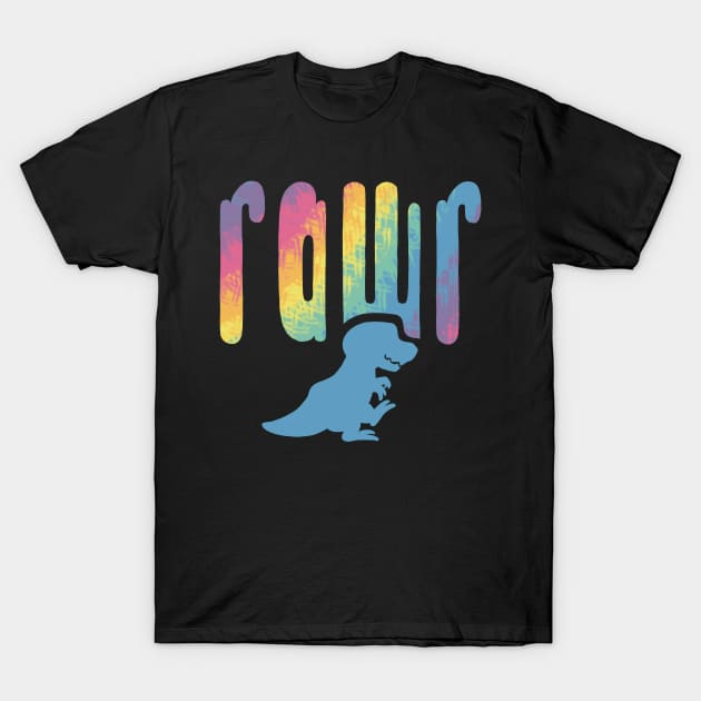 Rawr Dinosaur T Rex Dinosaur T-Shirt by Character Alley